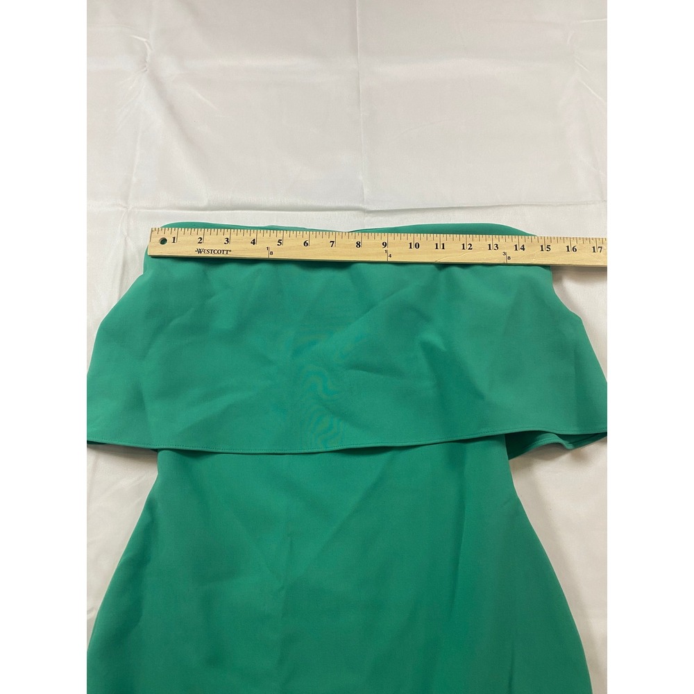 Likely Driggs Revolve Strapless Mini Dress Emerald Green Popover Cocktail Size 0 - Picture 7 of 13